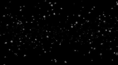 2K Asteroids Field 1 NTSC Video stock 26146816