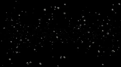 2K Asteroids Field 1 PAL Video stock 26149297