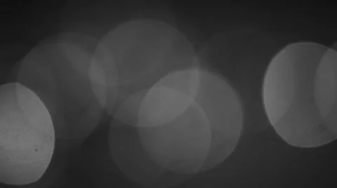 2K Black White Bokeh Horizont Circular Motion 6 Video stock 49037984