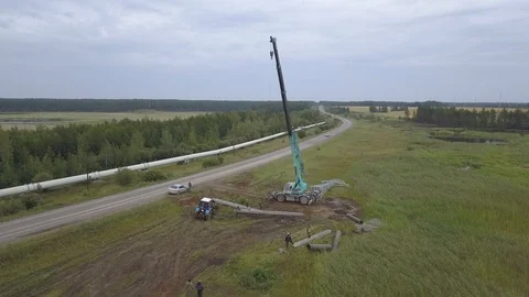 2K Building - General Plan - Kobelco Mobile Crane 2 스톡 동영상 99792533