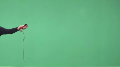 2K Continuous Arterial Blood Spurt Jet VFX Overlay on Green Background 库存影片 342953417