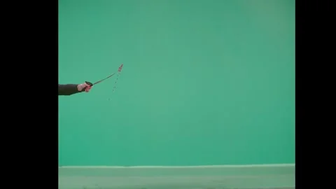 2K Continuous High Pressure Blood Jet VFX Overlay on Green Screen Video stock 342042054