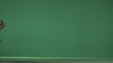 2K High Velocity Blood Splatter Burst VFX Overlay on Green Screen 库存影片 342949070