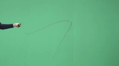 2K Long Duration Blood Leak Spurt Stream VFX Overlay on Green Background 库存影片 342950789
