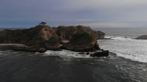2K Rocks Intro Nosara Stock Footage 114439361