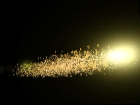 2K Stars With Flare Stock Footage 73014247