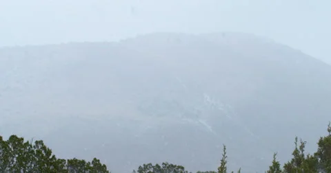 2K Tilt 120fps Snow Video stock 46595502