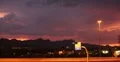 2K video 30p Desert red sunset with monsoon storm clouds timelapse - 2 Web Footage
