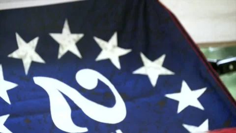 2nd Amendment Flag Stock Footage 270228872