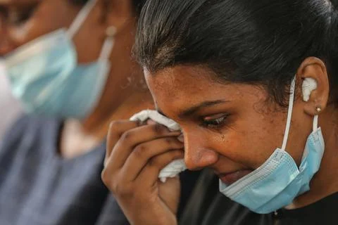 2nd anniversary of the Easter Sunday attack in Sri Lanka, Colombo - 21 Apr 2021 Stock Photos