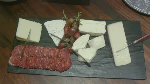2nd Cheese Platter Stock Footage 99615112
