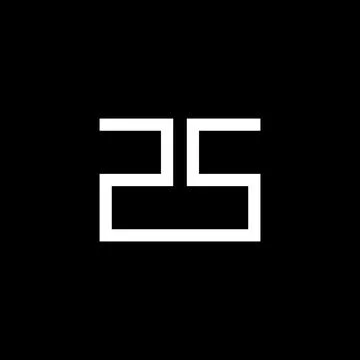 2s or 25 logo Stock Illustration