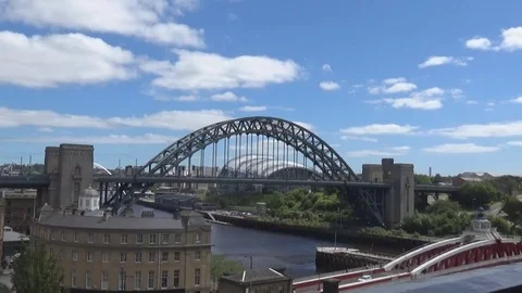 2tyne bridges15s Stock Footage 83792945