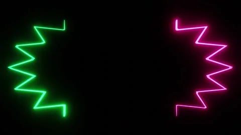 3-In-1 Neon Lights Motion Graphic Sign Loops Stock Footage 221875971