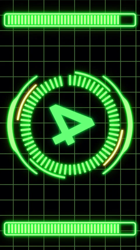 3-in-1 Vertical Futuristic Timer Bundle with Tech Background 4K Stock Footage 333773901