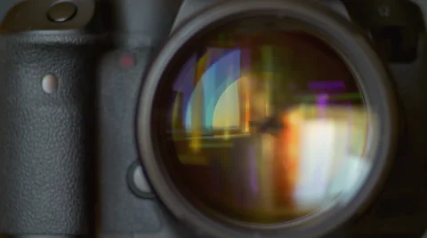 3 in 1 video! The camera panoramic shot process, close up macro view Stock Footage 49885402