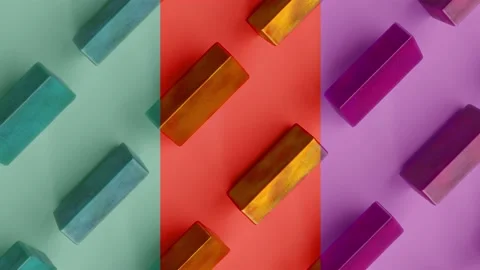 (3 in 1/Loopable) A Seamless Crab to the Bottom Right of Handmade Spa Soap Bars 動画素材 131116266