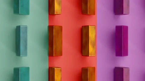 (3 in 1/Loopable) A Seamless Crab to the Right of Handmade Spa Soap Bars 動画素材 131115839