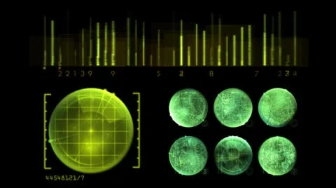 3 Abstract elements of information business graphics.  Includes alpha channel. Stock Footage 43976421
