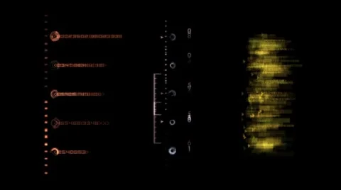 3 Abstract elements of information business graphics.  Includes alpha channel. Stock-Footage 43977323