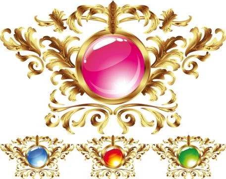 3 buttons. ???? ???? Stock Illustration