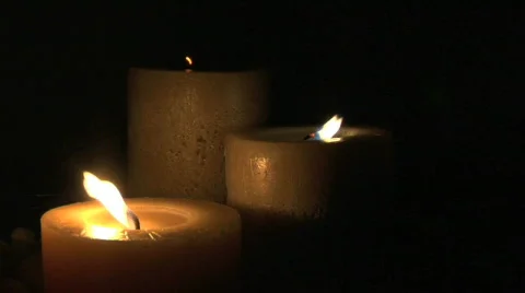 3 candles 2 HD720 FIX Video stock 504599