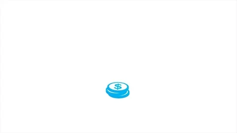 3 Coin Falling Stock Footage 78479333
