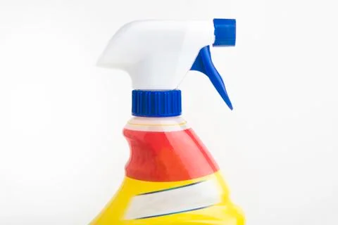 3-Color Red, White &amp; Blue Liquid Spray Bottle Foto stock