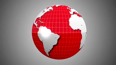 3 Colored Rotating Earth Stock Footage 47709400