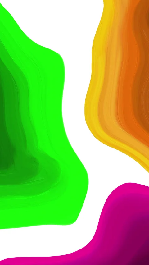 3 colors liquid paint Stock Footage 267981243