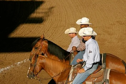 3 Cowboys Stock Photos