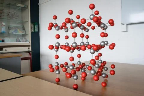 3-D Atomic Model Stock Photos