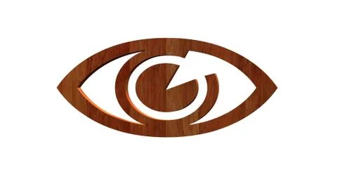 3 d eye graphic Stock Illustration