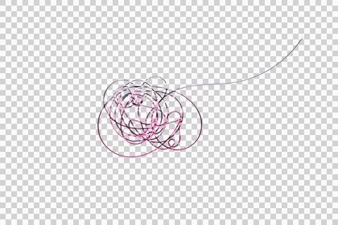 3 D rendered pink brain with white neural pathways on dark background 스톡 일러스트