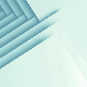 3 d square geometric pattern of corners Stock Illustration