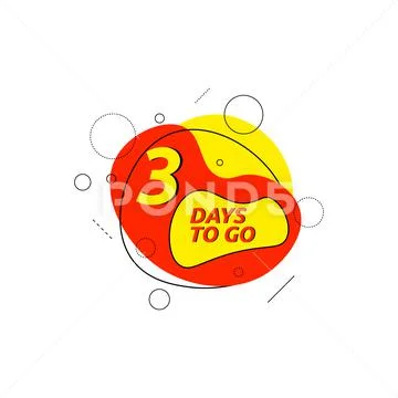 3 days to go last countdown ~ Clip Art ~ Download #197839155