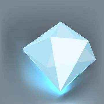 3 dimension of polygon vector. Stock Illustration