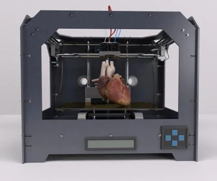 3 Dimensional  Printer Stock Illustration