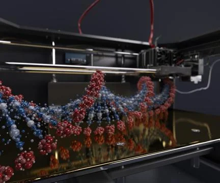 3 Dimensional  Printer Stock Illustration