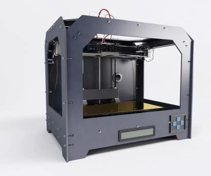 3 Dimensional  Printer Ilustração Stock