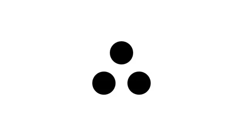 3 dots loading bar animation isolated on... | Stock Video | Pond5