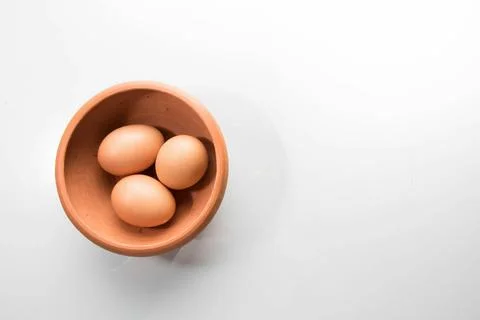 3 egg on the storage 库存照片