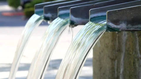 3 Fountain Fall Stock Footage 846080