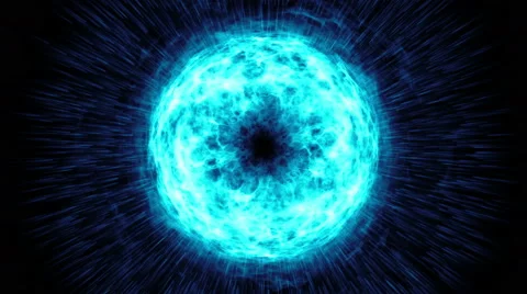 3 futuristic shockwaves including alpha matte Stock Footage 40753563