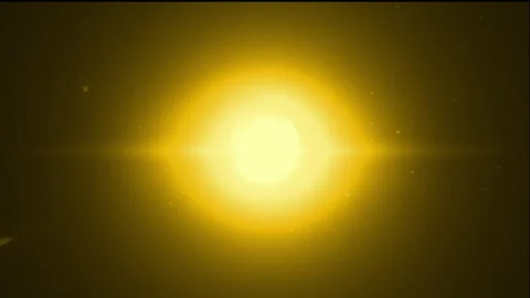 3 Gold Light Particles Exploding Animation Reveal Stock Footage 280608370