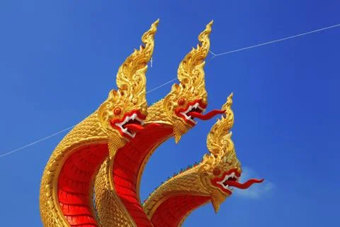 3 Heads of the serpent Stock Photos