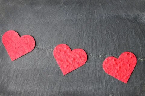 3 hearts Stock Photos