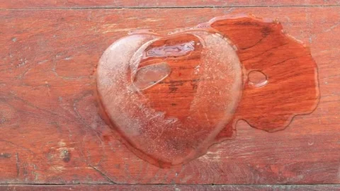 3 Ice Heart2 Stock Footage 245139478