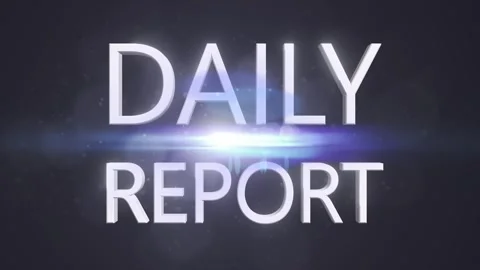 3 intro headline text animations. Daily, weekly and monthly report text open Stock Footage 296698432