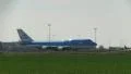 3. KLM Plane taxies to the runway HD Footage